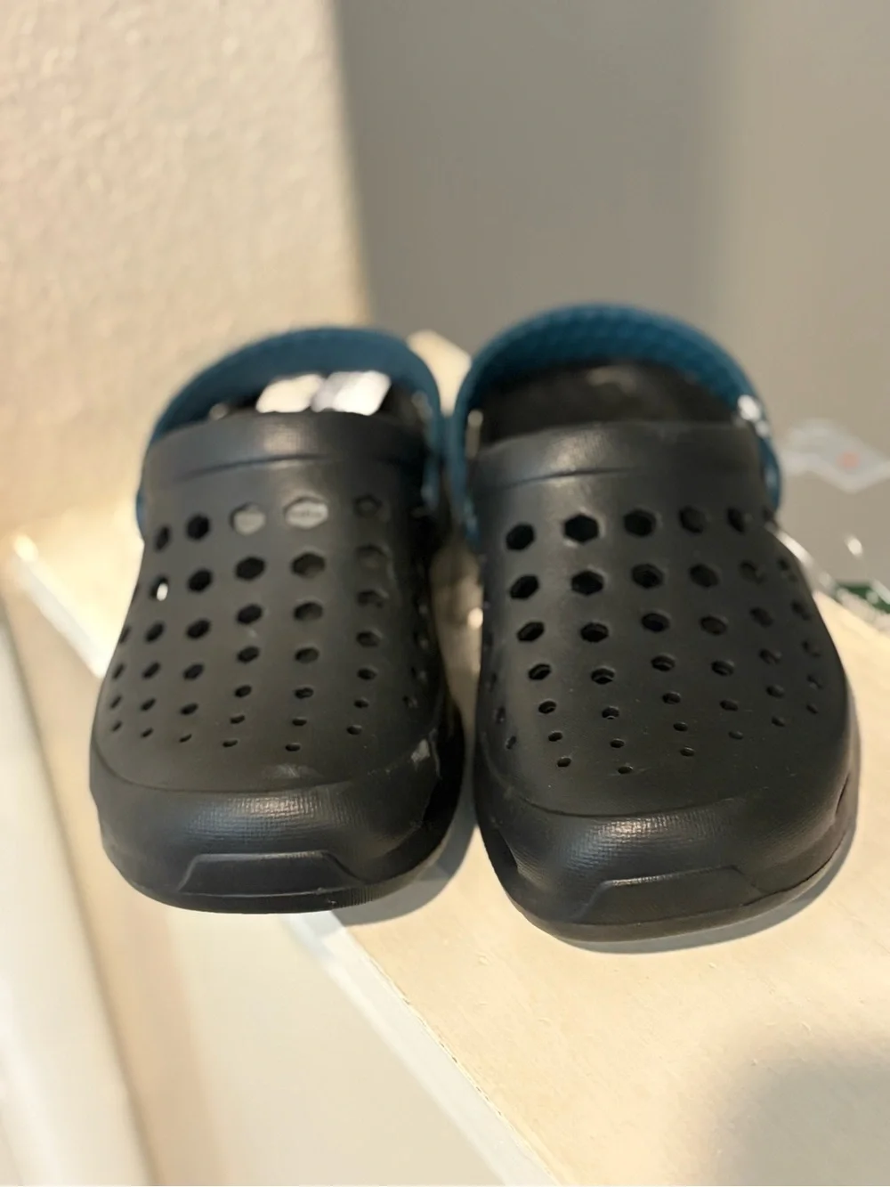 Joybees Kids' Dylan Slip-On Clogs - Black/Cascade Size J3 NEW